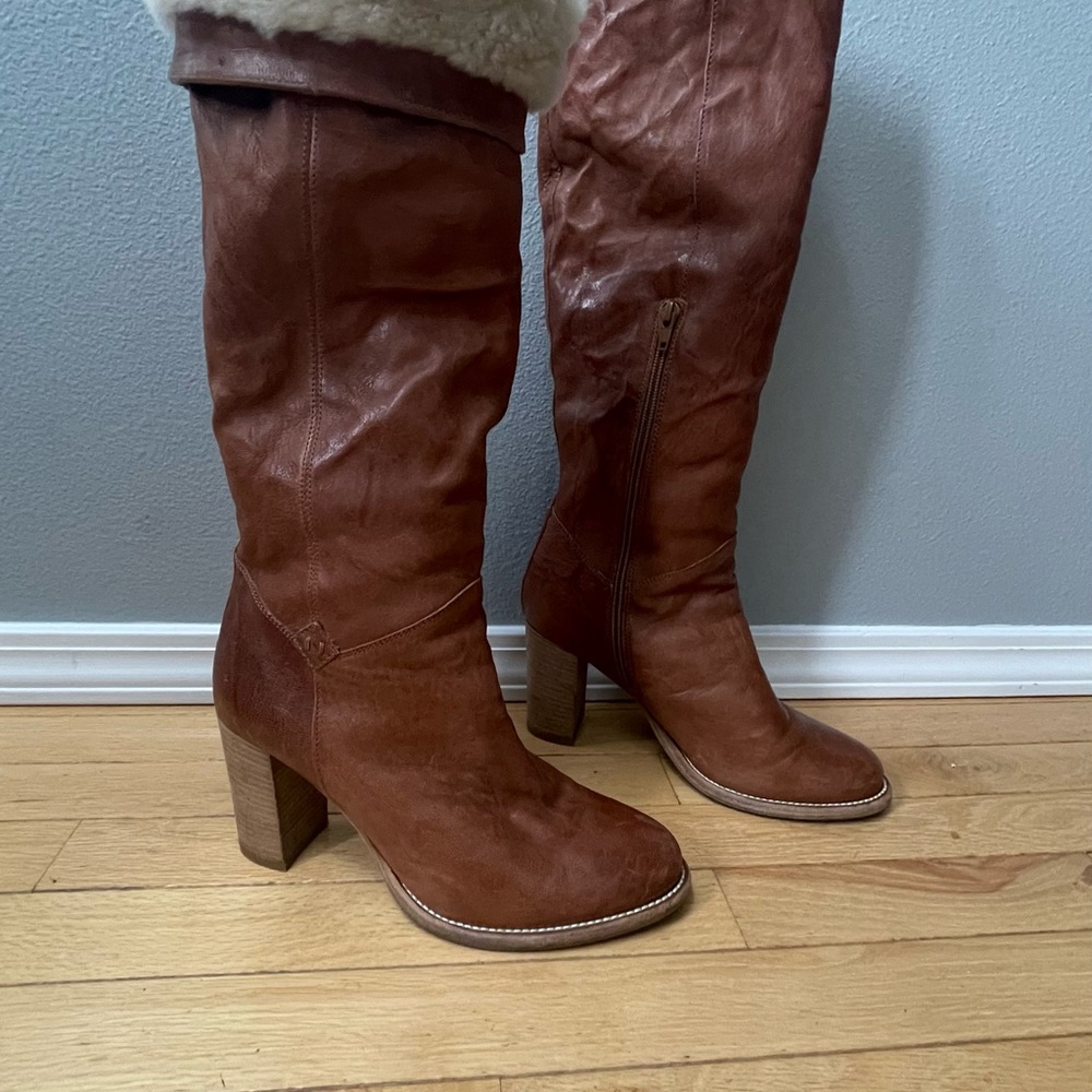 Winter waterproof lined boots